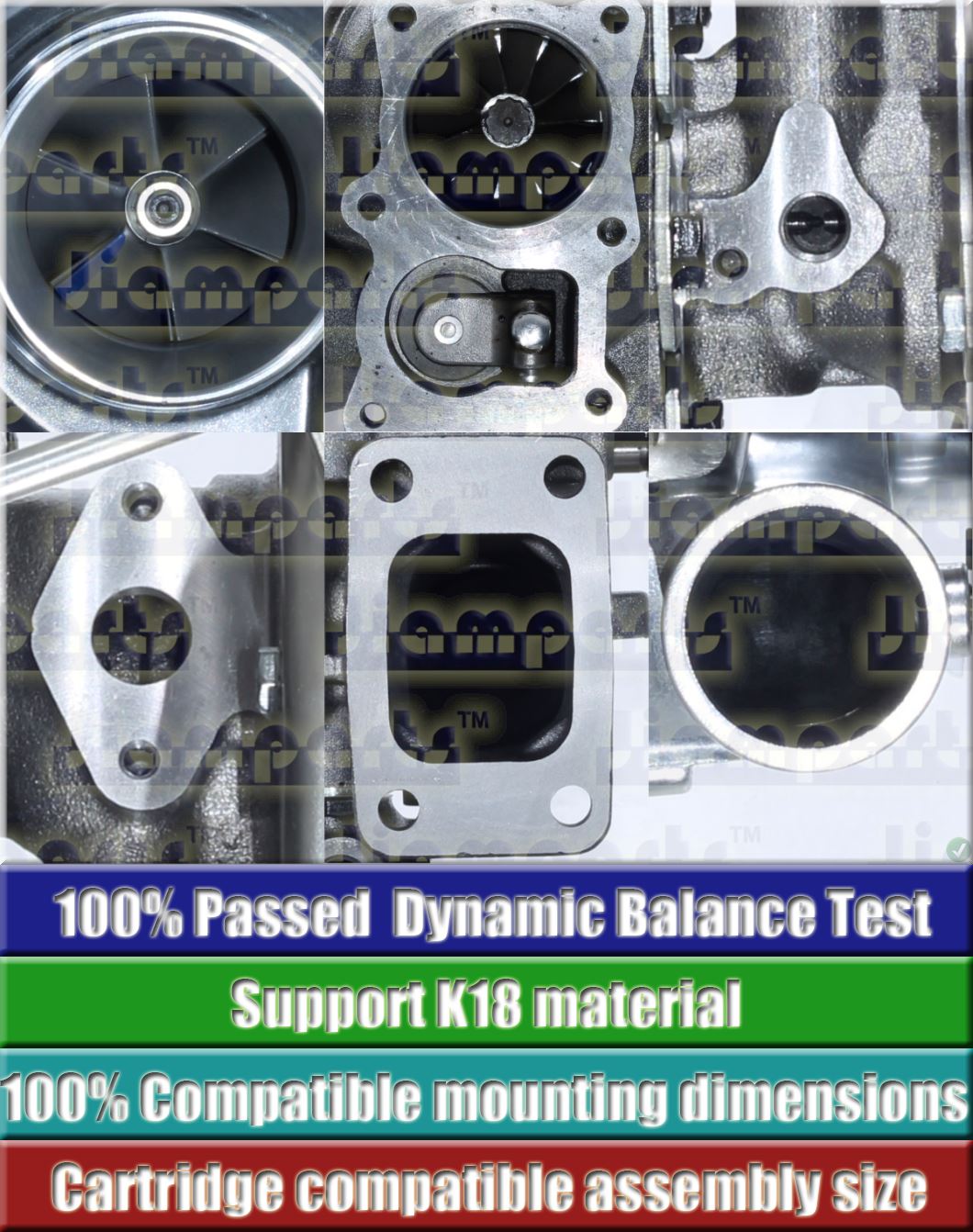 Description image:Turbocharger RHC62W-1183P17NABRLL5213CHBZ 241002264A