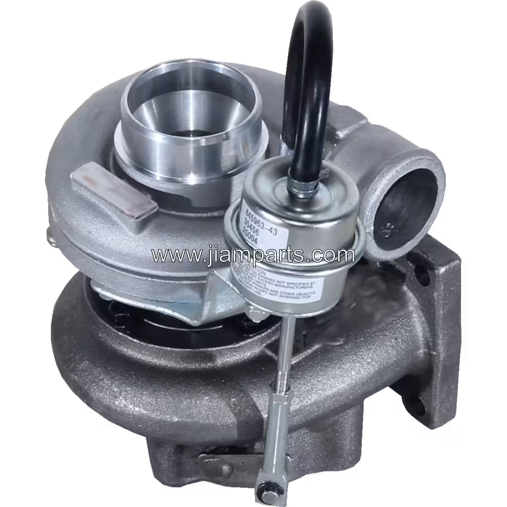 02202400 GT2052 aftermarket turbocharger — top three-quarter view