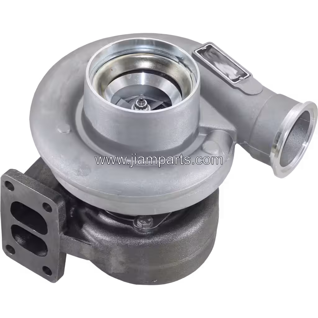 3802819 HX35 aftermarket turbocharger — top three-quarter view