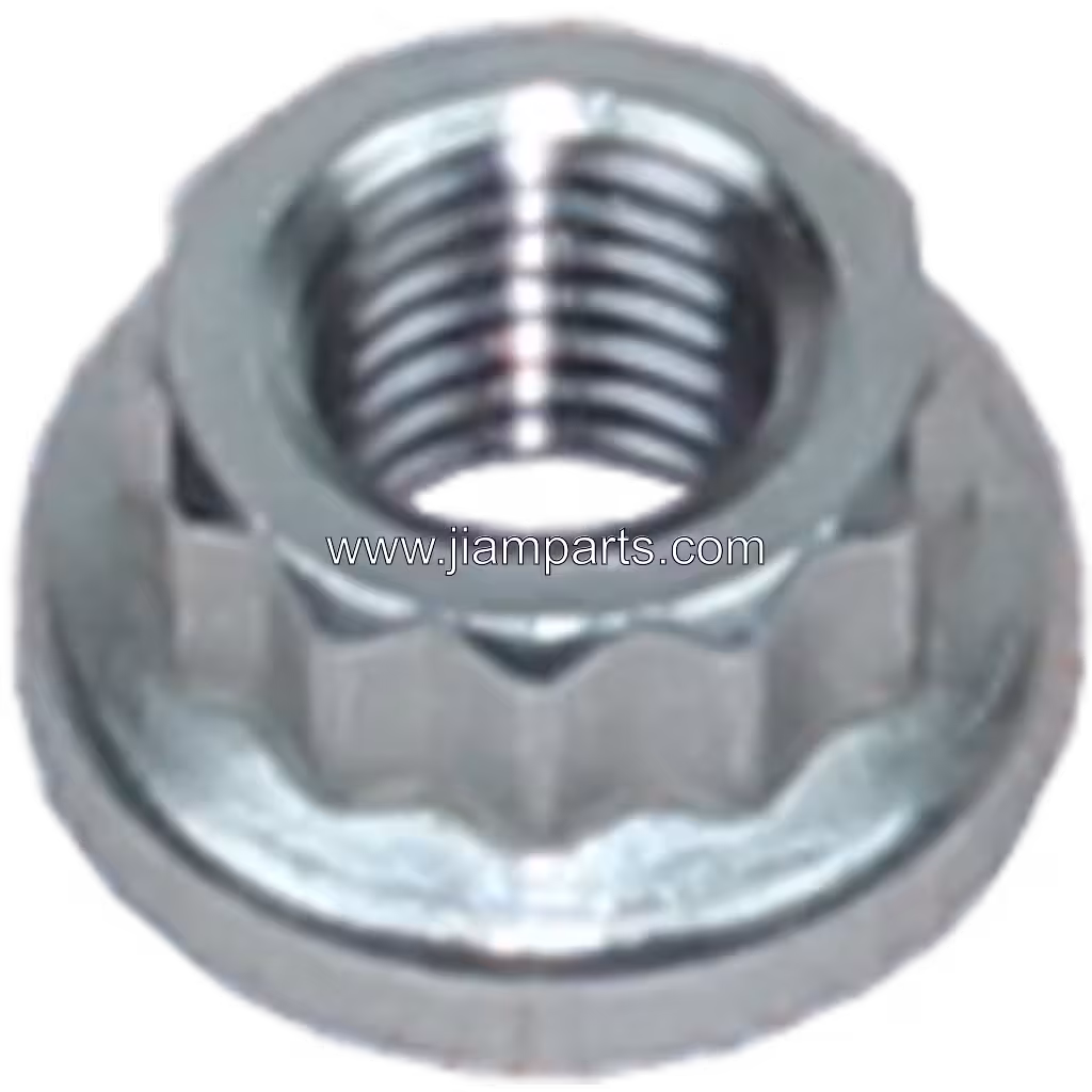 400768-0012 5 16 NF-LEFT T1238 aftermarket shaft nut — top three-quarter view