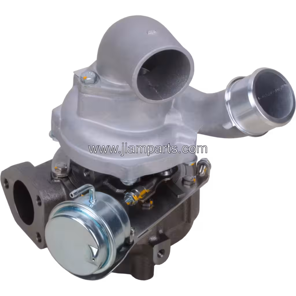53039880145 BV43 aftermarket turbocharger — top three-quarter view
