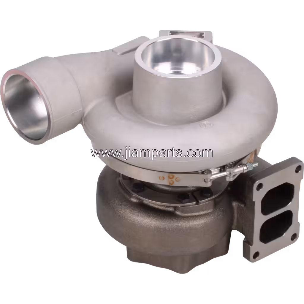 6505-52-5350 KTR110-444B aftermarket turbocharger — top three-quarter view