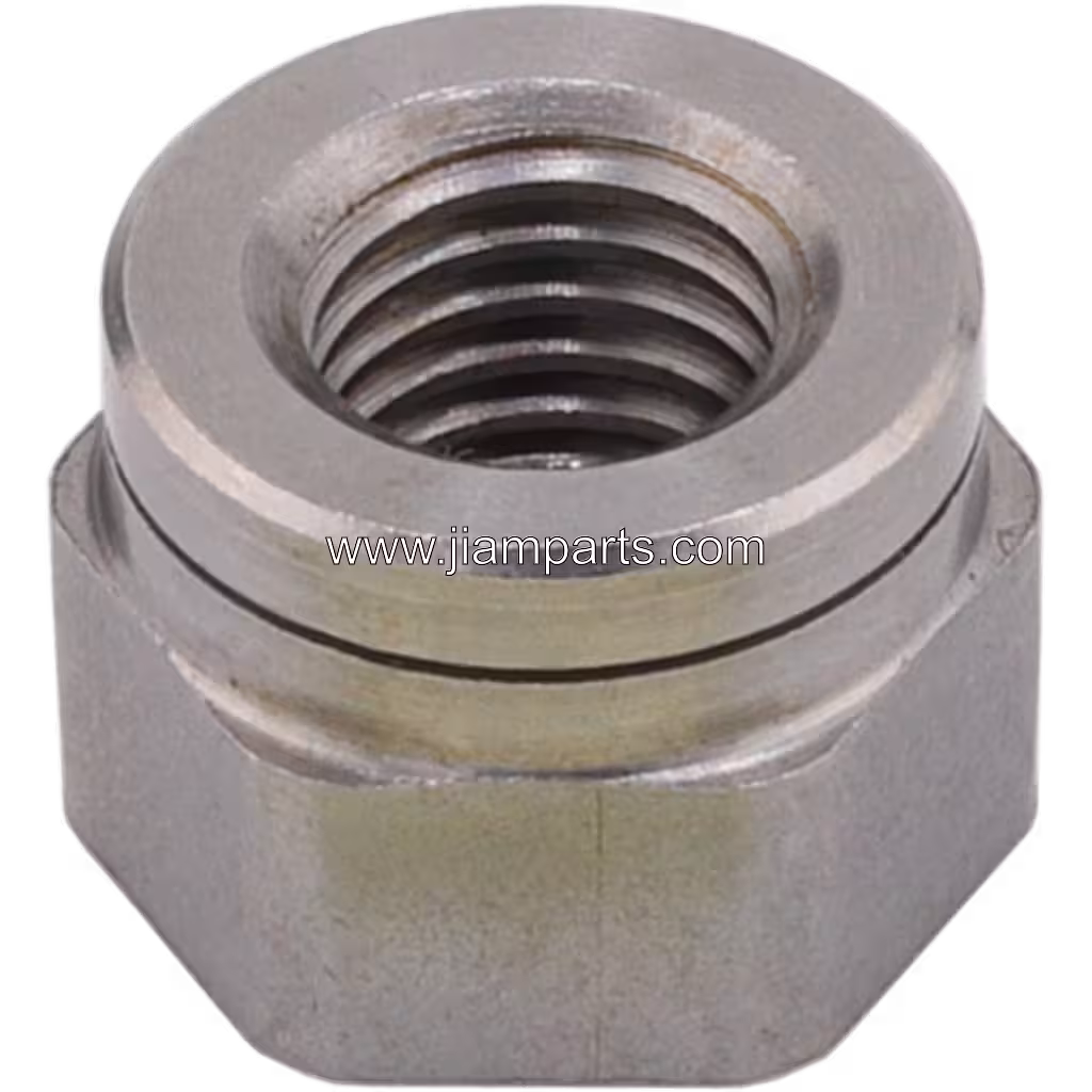 HE431V aftermarket shaft nut — top three-quarter view