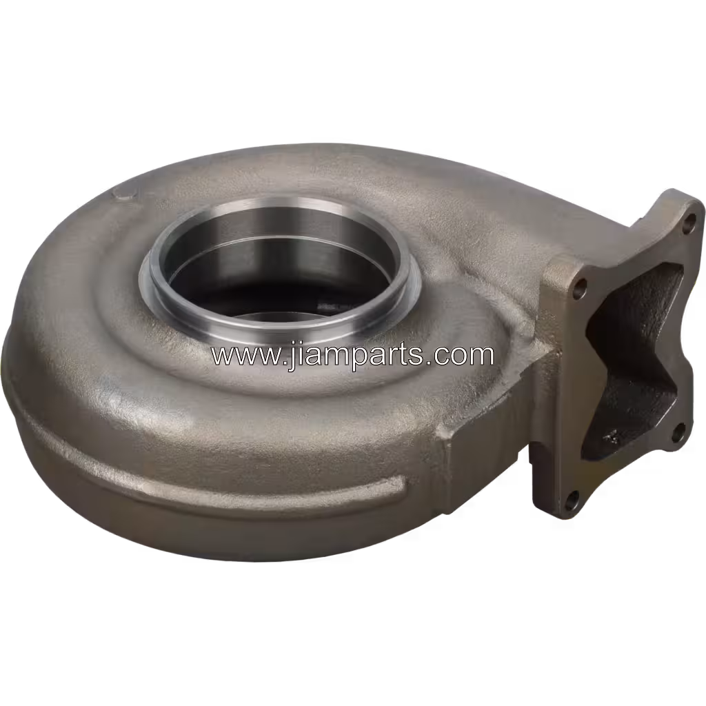 2882098 TH HX82 aftermarket turbine housing — top three-quarter view