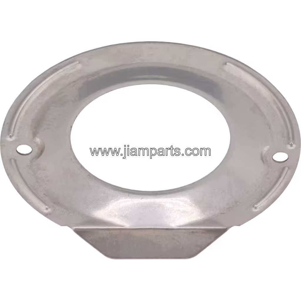 HX83 aftermarket oil deflector — top three-quarter view