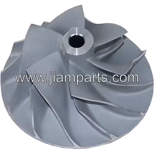 RHF55 Turbocharger compressor wheel for VB440051 CW, Hitachi ZX240 Isuzu 4HK1(CIFK)
