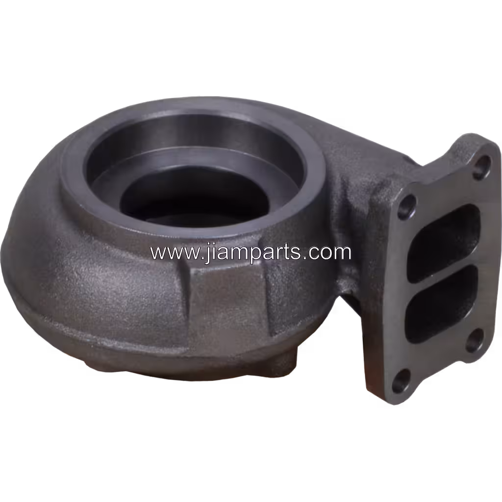 168362 TH aftermarket turbine housing — top three-quarter view