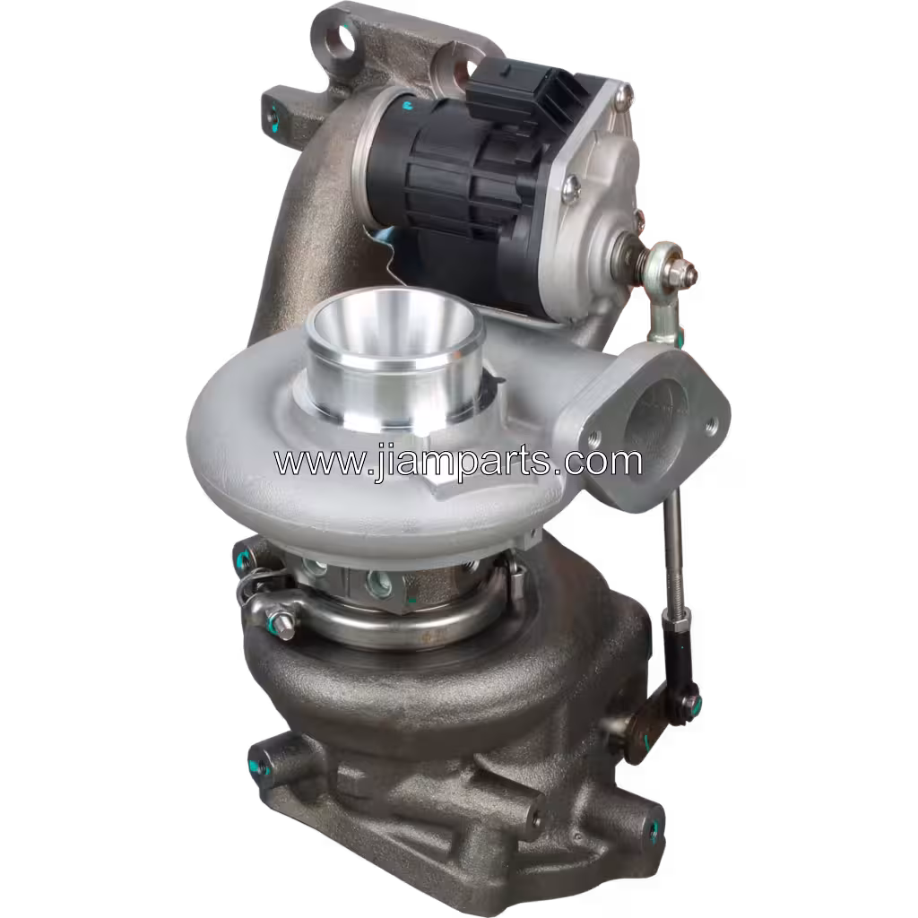 28231-2GTA1 TD04L6 aftermarket turbocharger — top three-quarter view