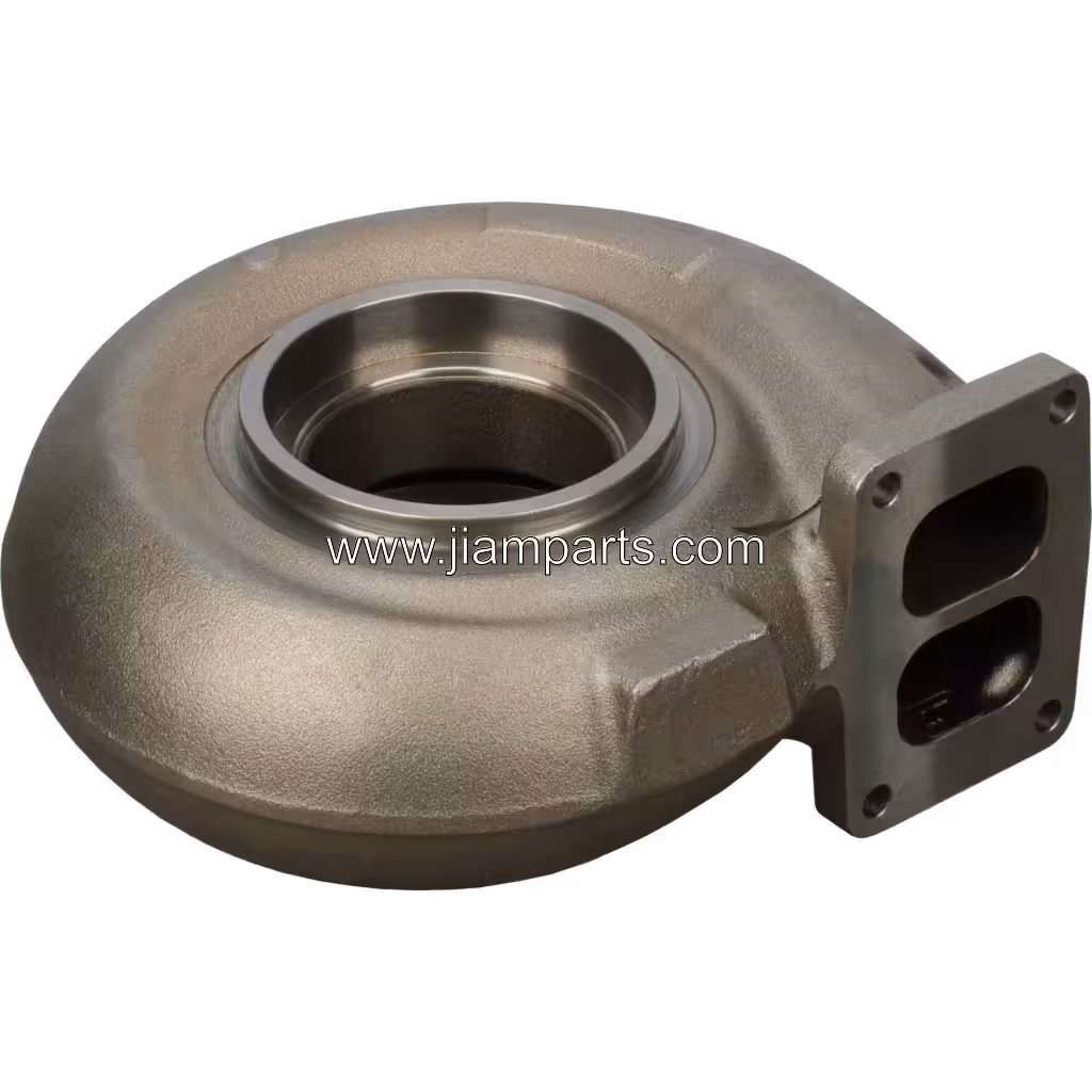 3521264-WFIN HC5A aftermarket turbine housing — top three-quarter view
