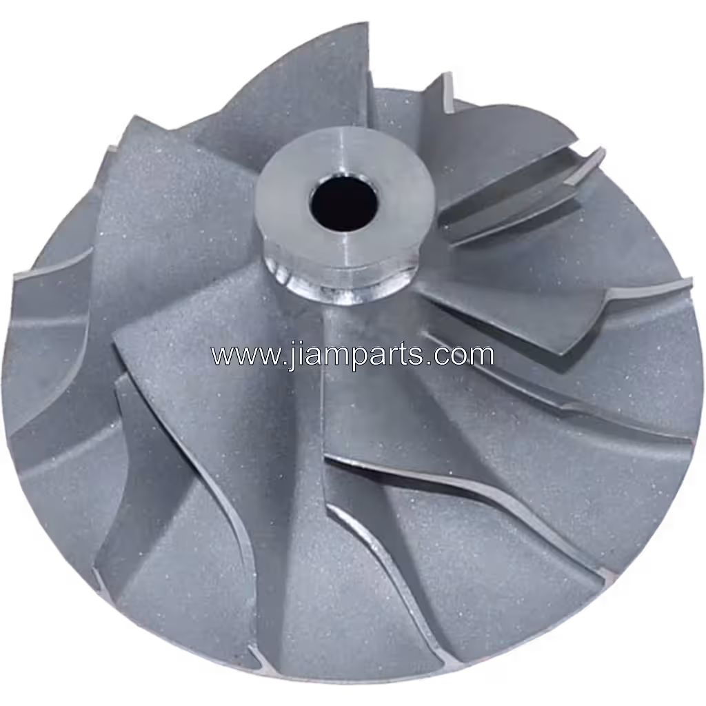 410913-0001 TV6142 aftermarket compressor wheel — top three-quarter view