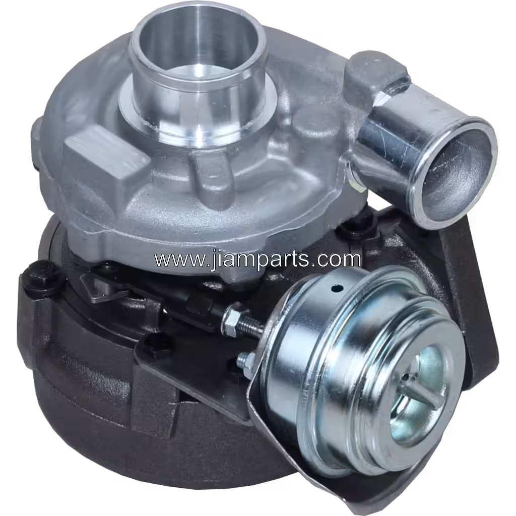 49135-07312 TF035HM aftermarket turbocharger — top three-quarter view