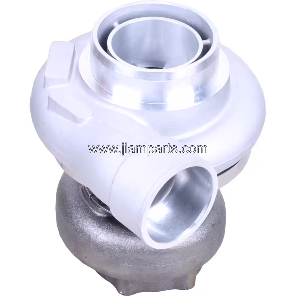 6505-71-5550 KTR110M-322AW aftermarket turbocharger — top three-quarter view