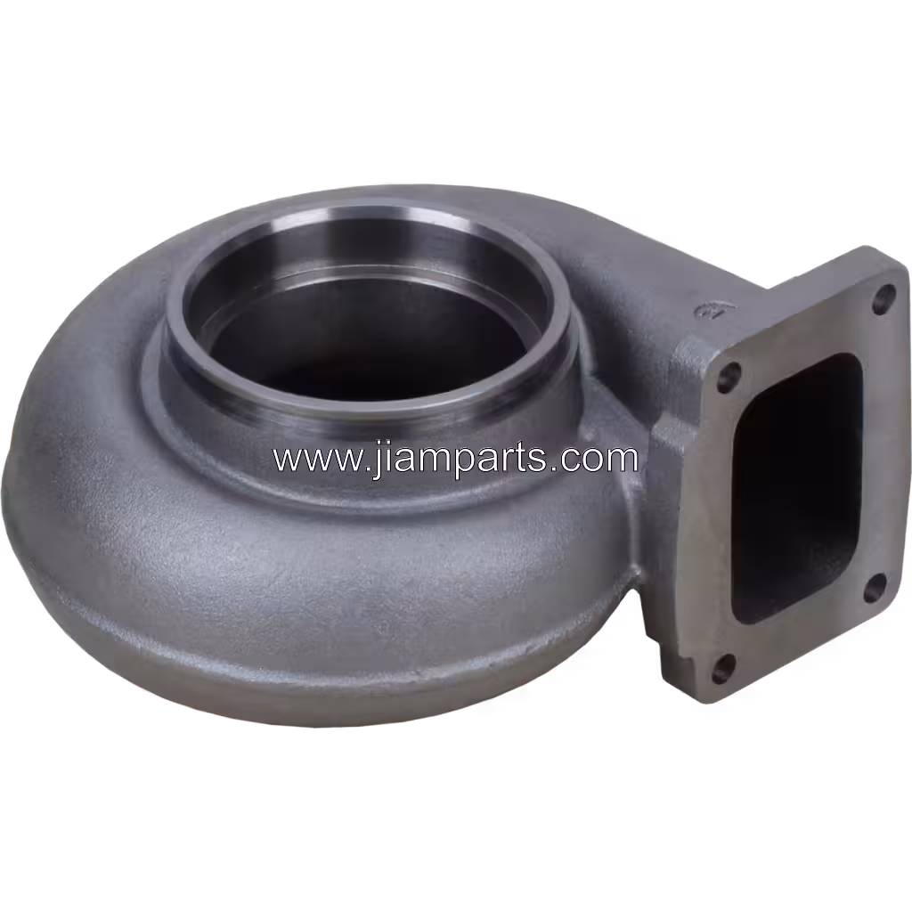466807-0004 TH BTV8503 aftermarket turbine housing — top three-quarter view