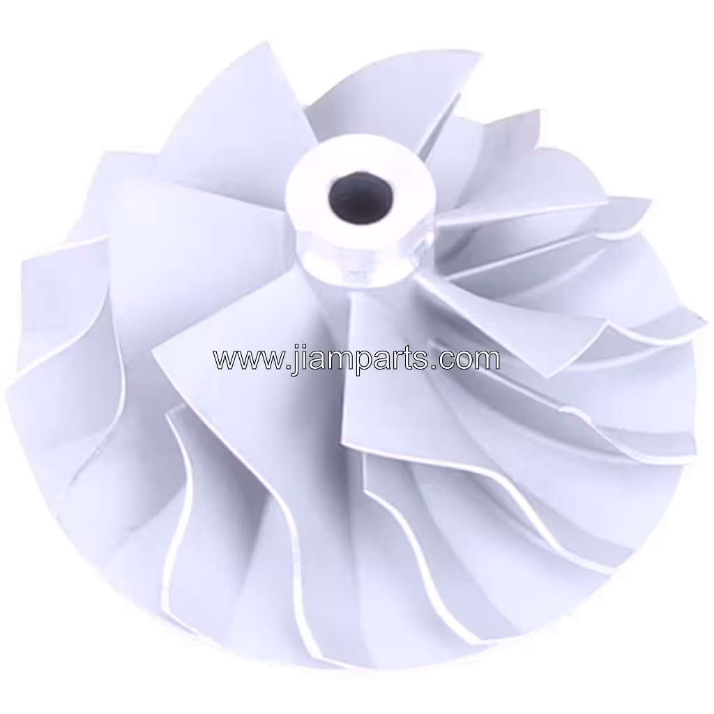10R0569 CW S310G122 aftermarket compressor wheel — top three-quarter view