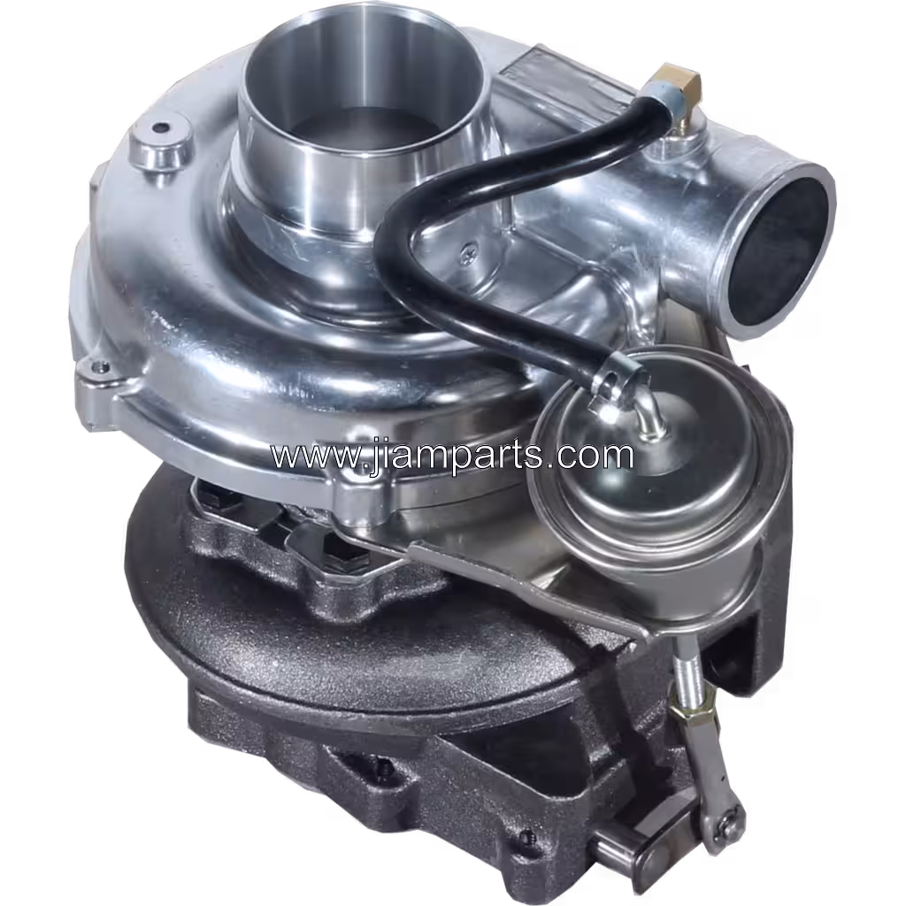 VX55 RHC62W-1183P17NABRLL5213CHBZ aftermarket turbocharger — top three-quarter view
