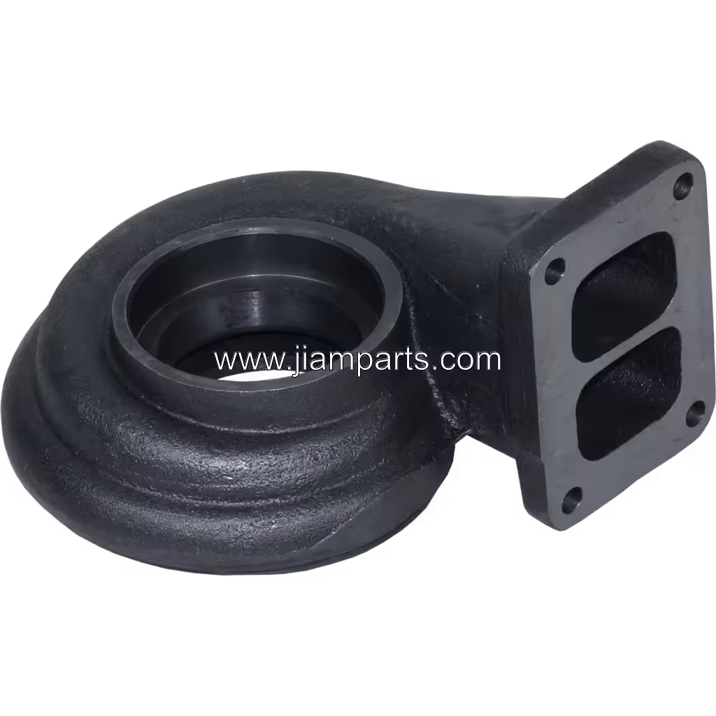 1P6460 aftermarket turbine housing — top three-quarter view