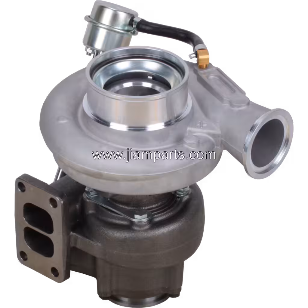 4025402 HX35W aftermarket turbocharger — top three-quarter view