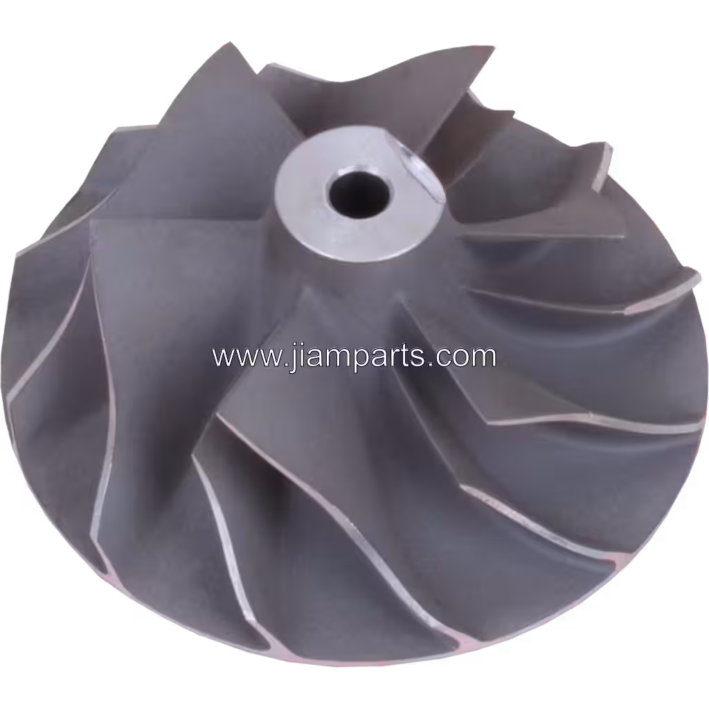 408105-0278 CW TO4E15 aftermarket compressor wheel — top three-quarter view