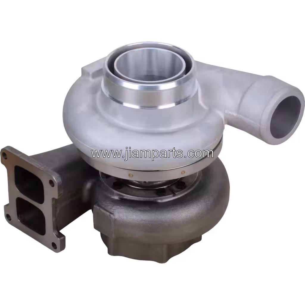 6502-52-5040 KTR130E-33AAW aftermarket turbocharger — top three-quarter view