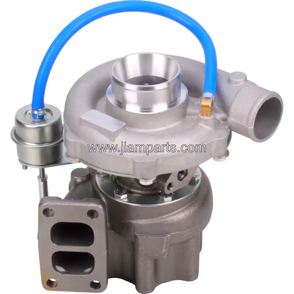 709942-5001 GT3571S aftermarket turbocharger — top three-quarter view