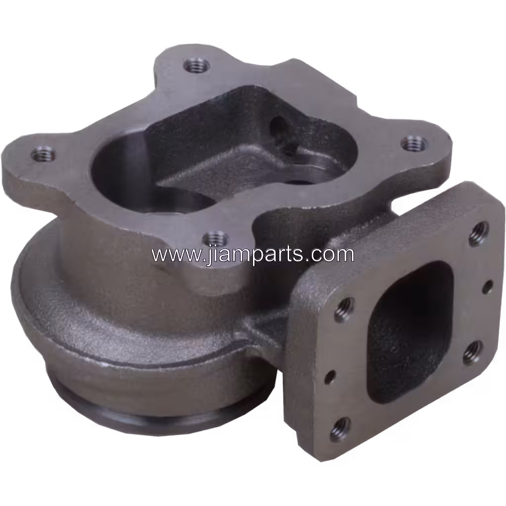 0K05813700C-2 TH aftermarket turbine housing — top three-quarter view