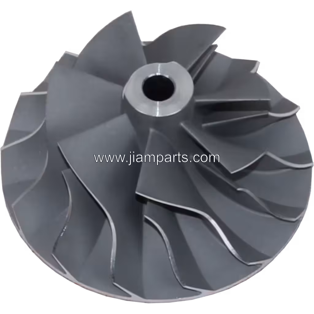 171717 CW aftermarket compressor wheel — top three-quarter view