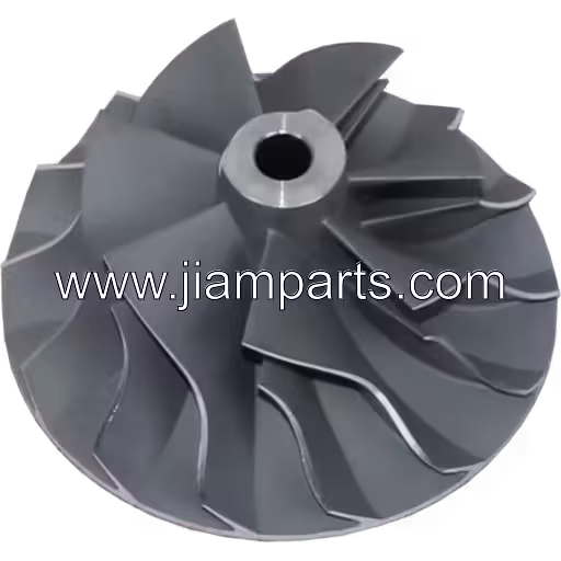 Turbocharger compressor wheel for 171717 CW, Caterpillar applications 3126 HEUI