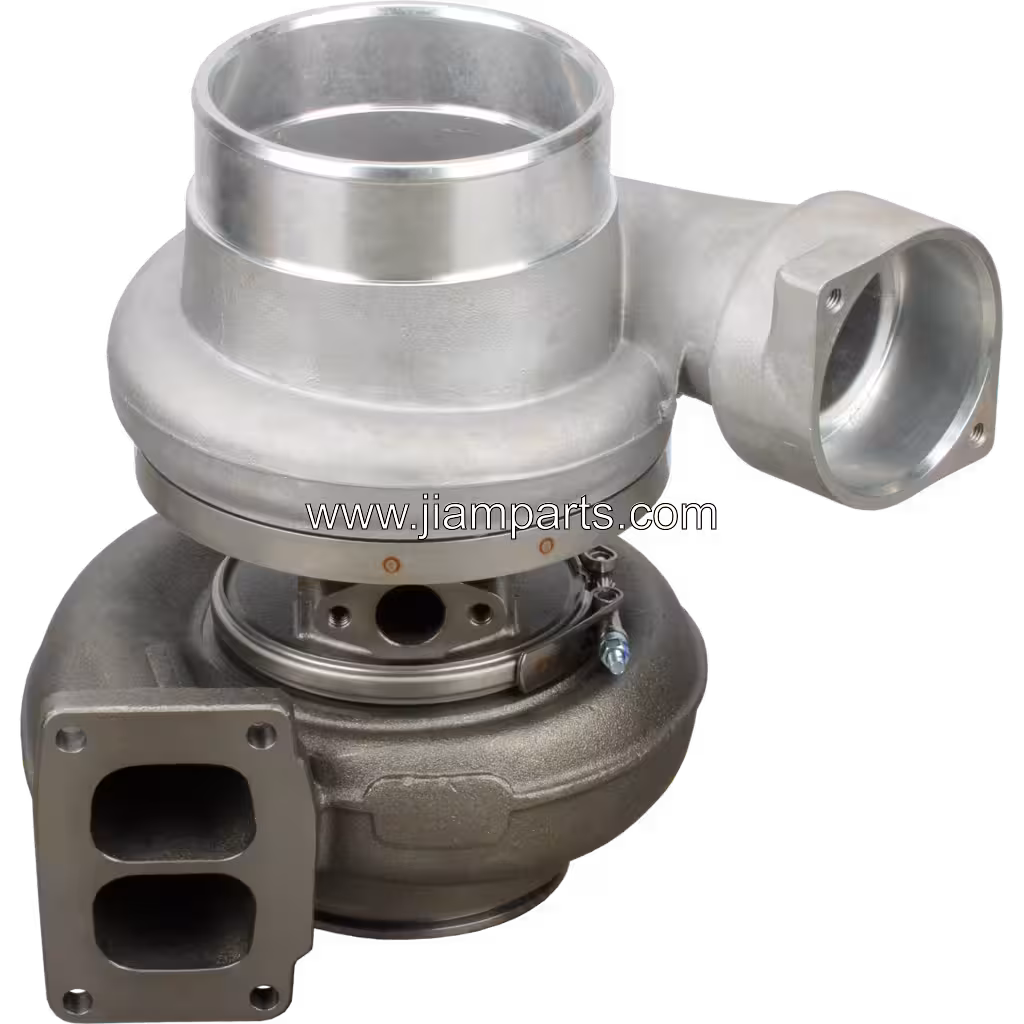 0R5754 TV8106 aftermarket turbocharger — top three-quarter view