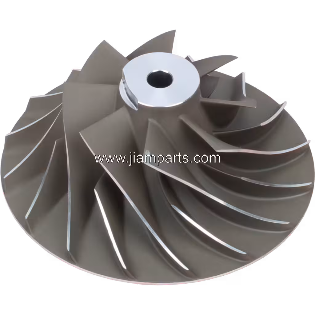 3593179 HX82 aftermarket compressor wheel — top three-quarter view