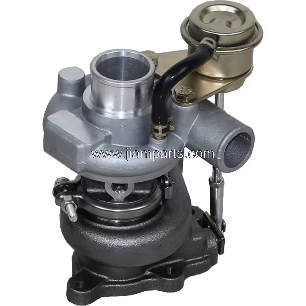 49131-02010 TD03 aftermarket turbocharger — top three-quarter view