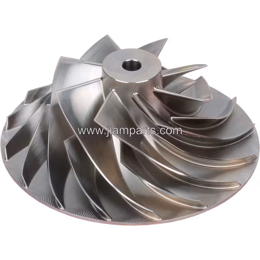 4041789 CW HE851 aftermarket compressor wheel — top three-quarter view