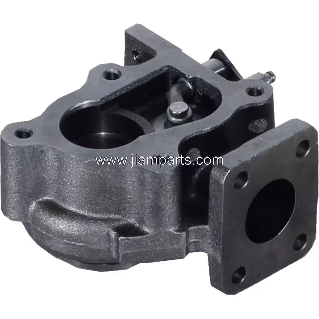 1G923-17012 TH RHF3 aftermarket turbine housing — top three-quarter view