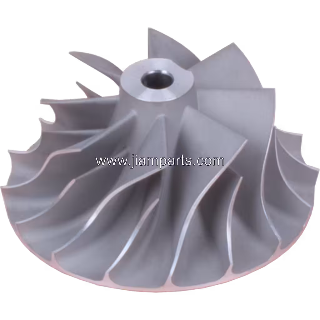 6505-61-5051 CW aftermarket compressor wheel — top three-quarter view