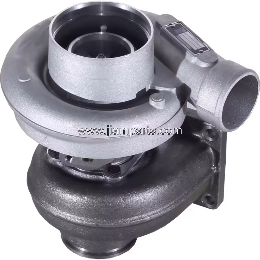 3593211 HX35 aftermarket turbocharger — top three-quarter view