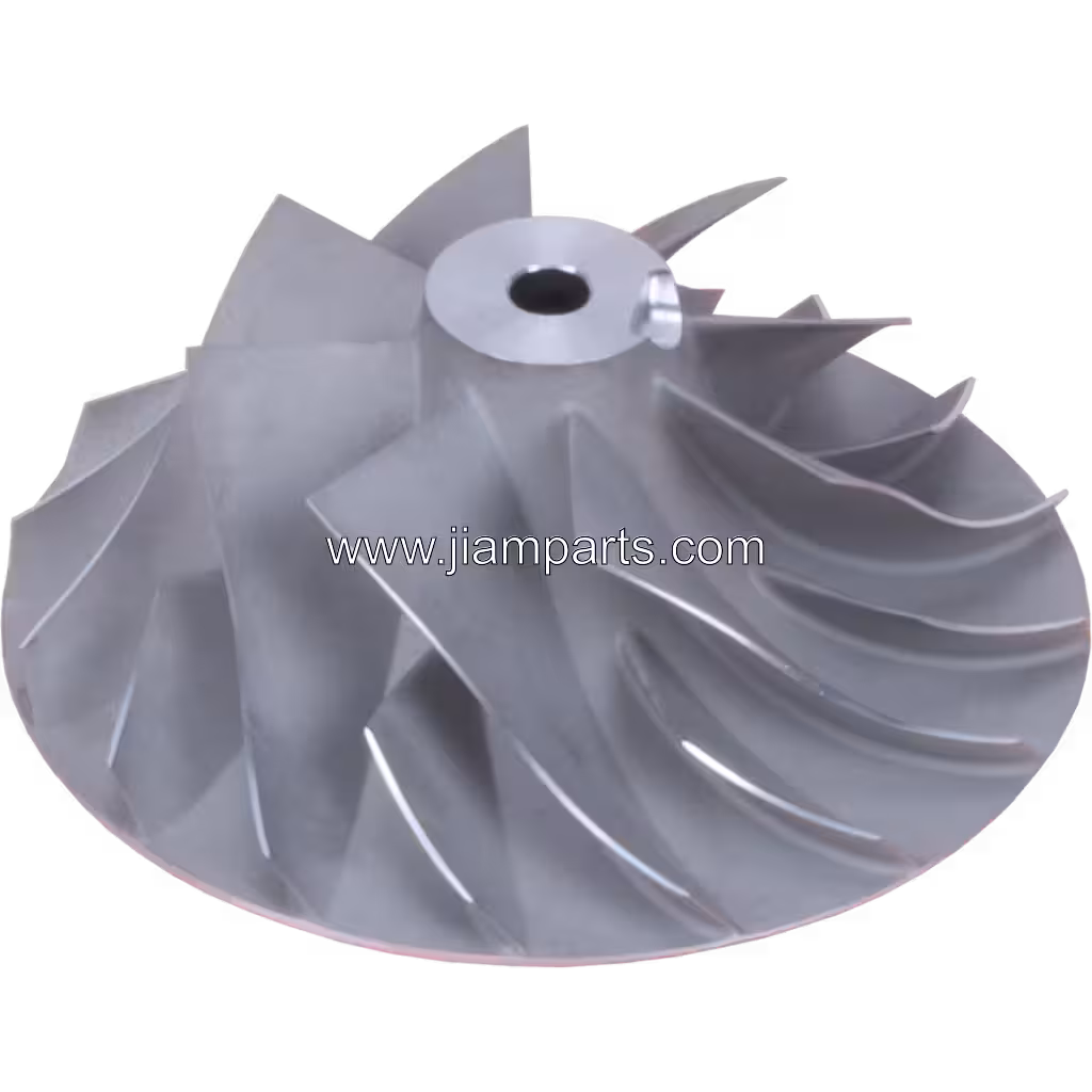 3593926 HX82 aftermarket compressor wheel — top three-quarter view
