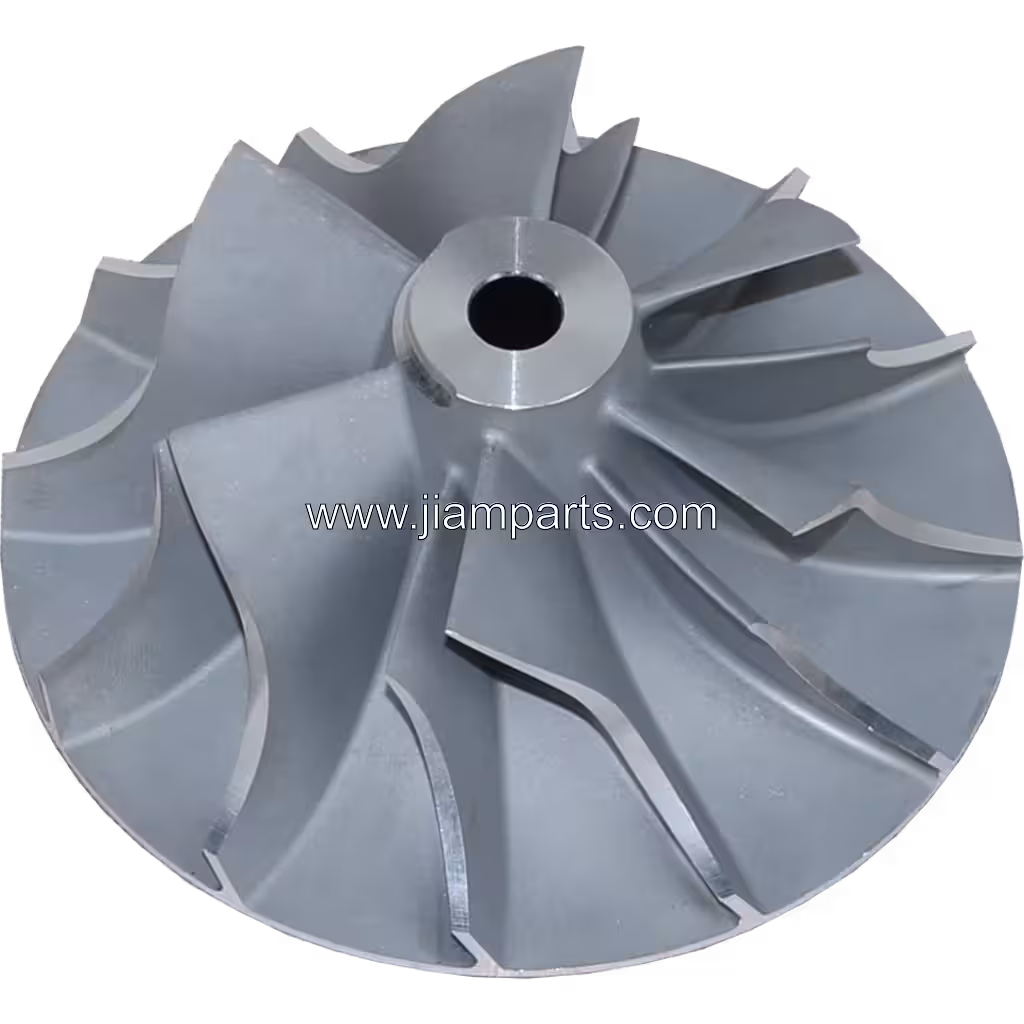 6N7960 CW TV8106 aftermarket compressor wheel — top three-quarter view