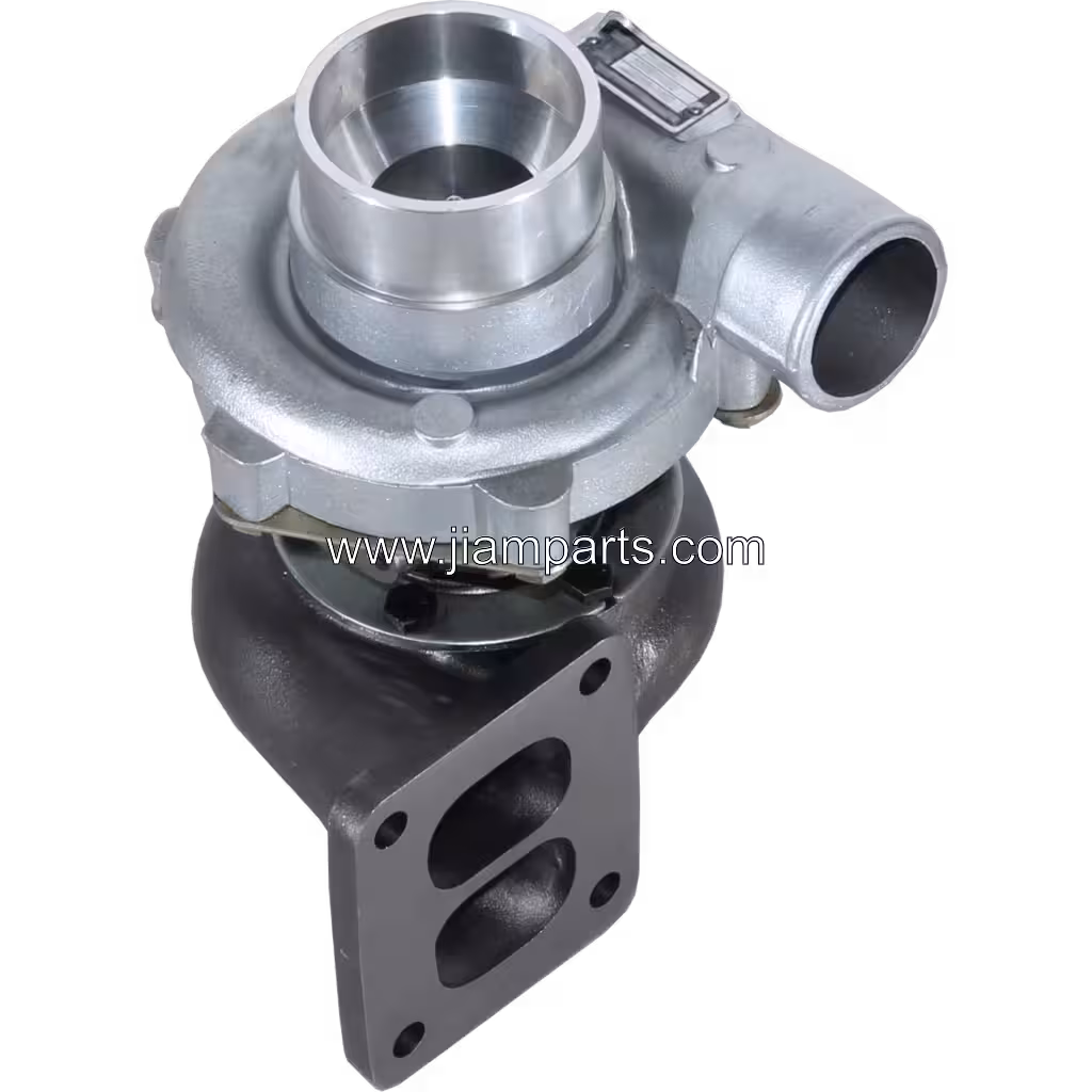 AT29738 TO4B32 aftermarket turbocharger — top three-quarter view