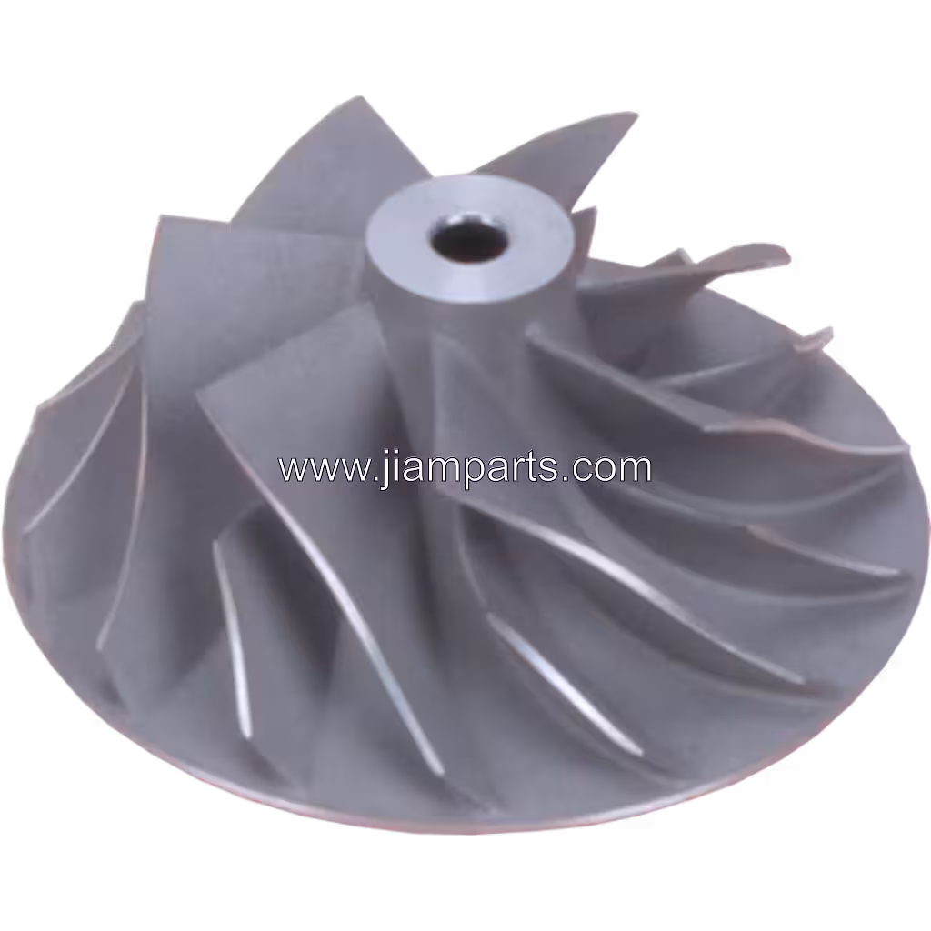 4035879-R aftermarket compressor wheel — top three-quarter view