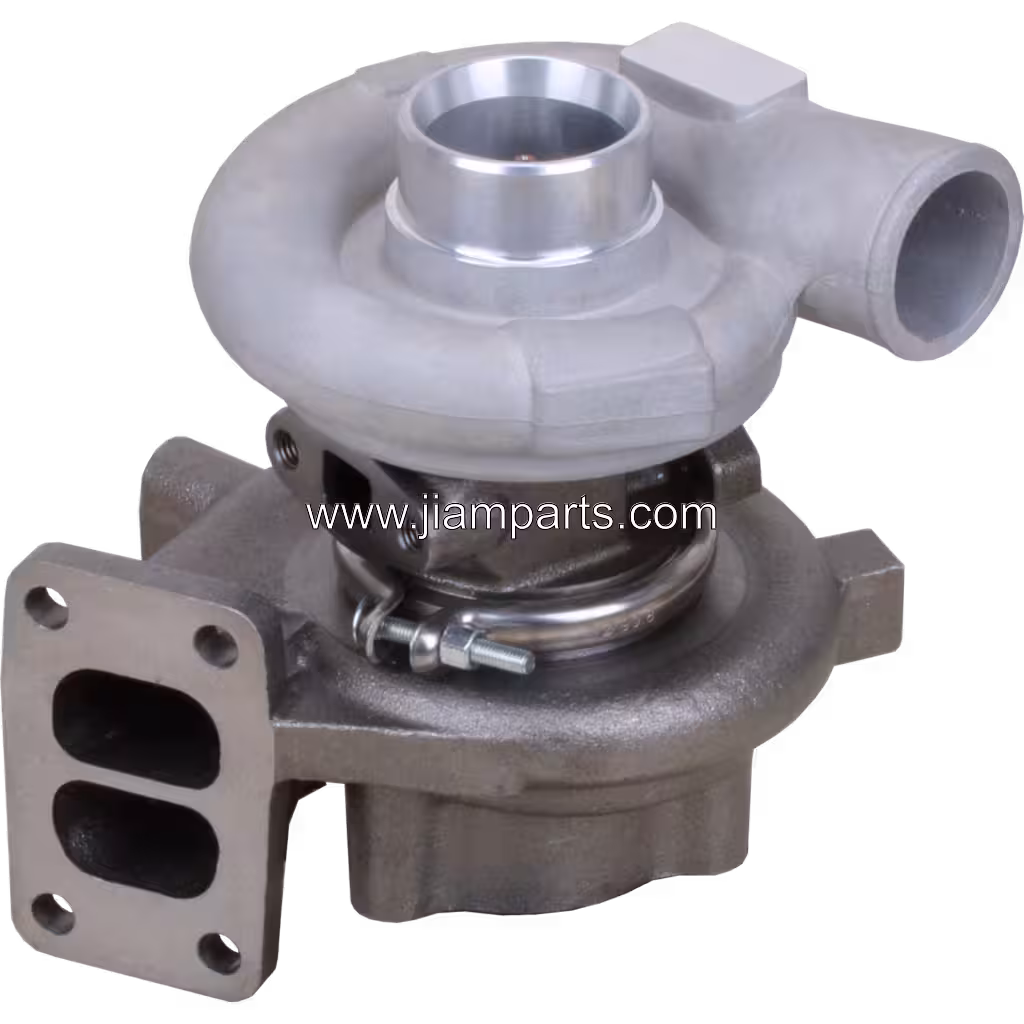 49185-01030 TE06H-16M aftermarket turbocharger — top three-quarter view