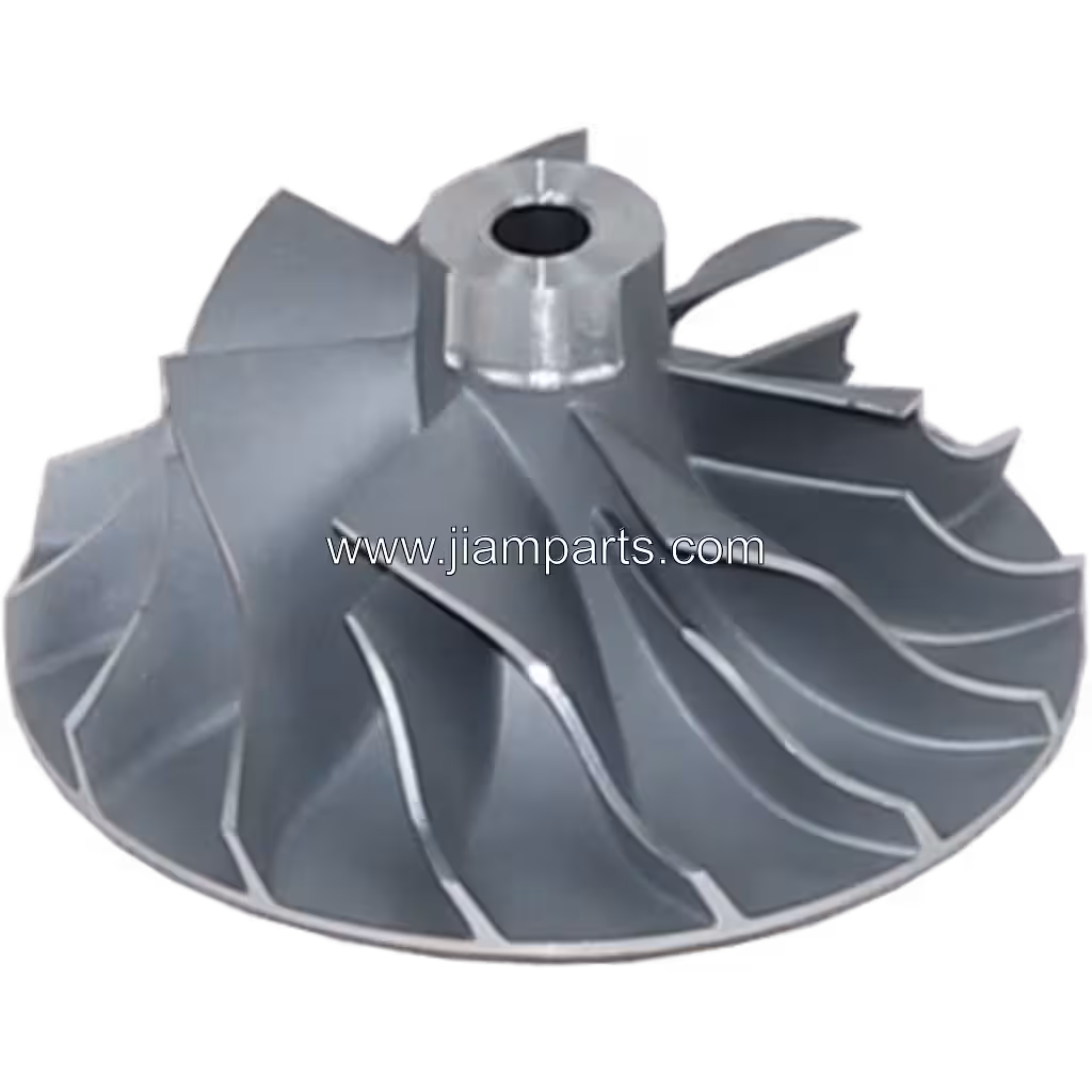4P2753 S2EG069 aftermarket compressor wheel — top three-quarter view