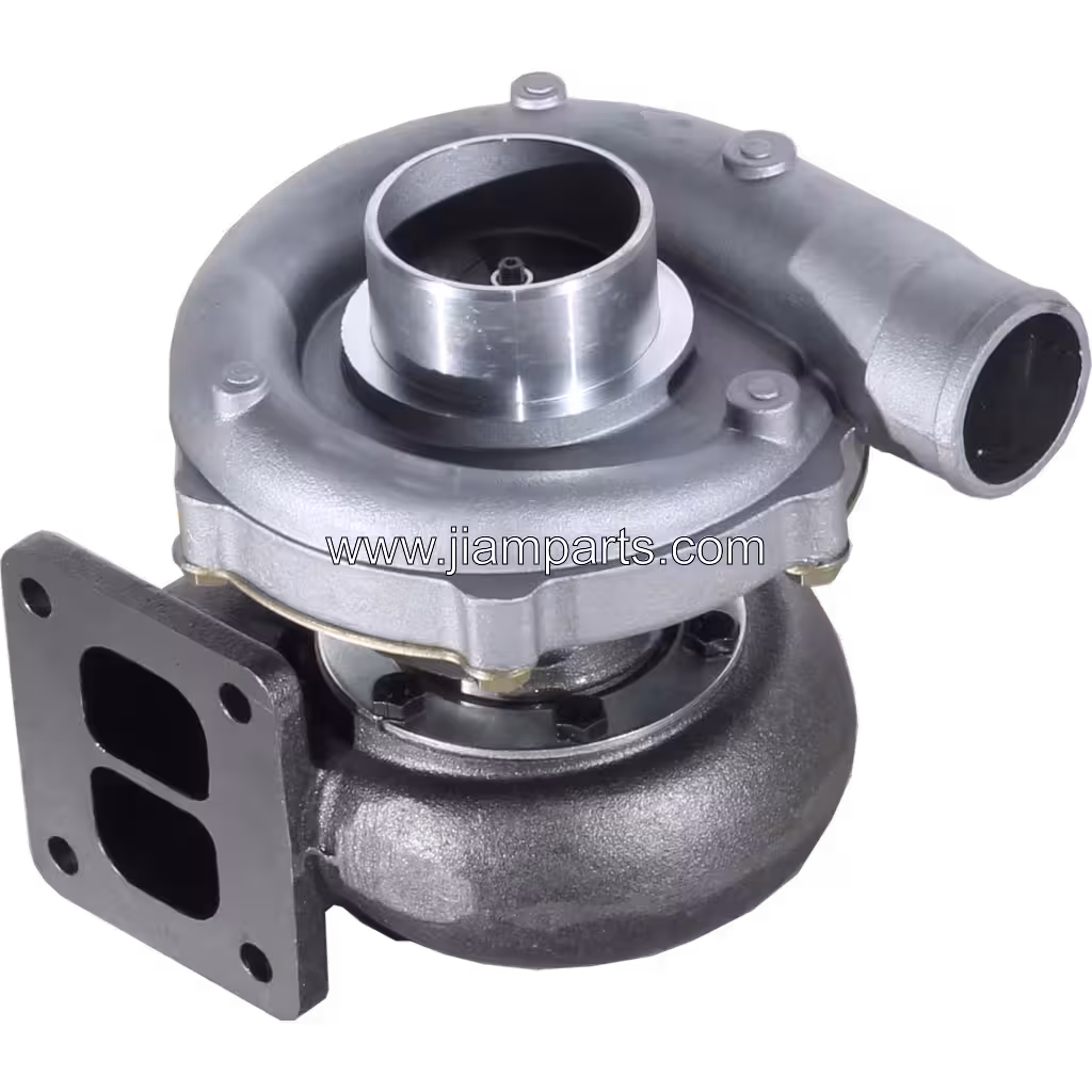 6151-82-8500 TO4E08 aftermarket turbocharger — top three-quarter view