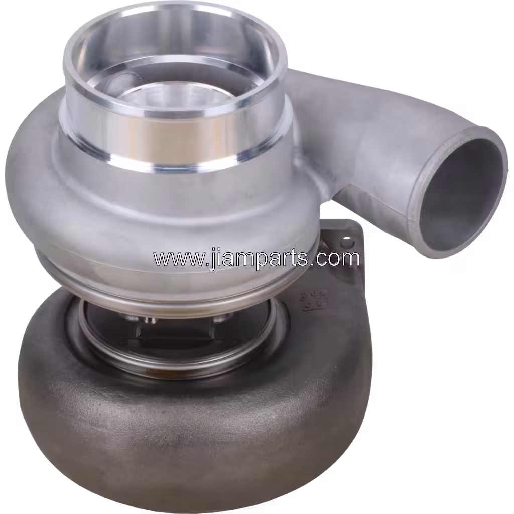 JM0042 GT5002 aftermarket turbocharger — top three-quarter view