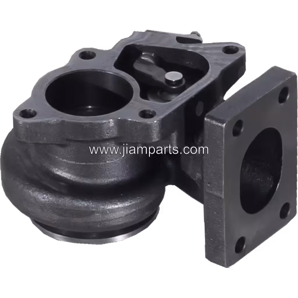 49377-01611 TH TD04 aftermarket turbine housing — top three-quarter view