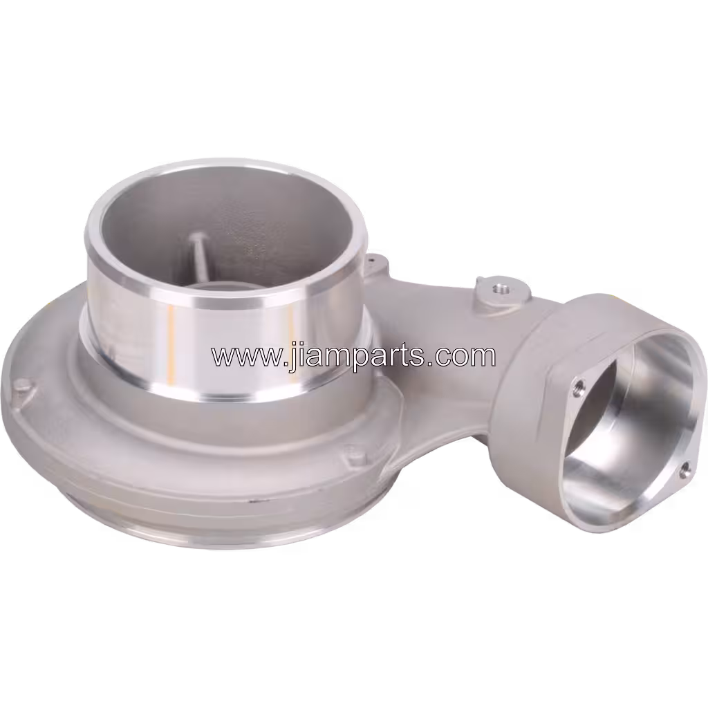 175958 S410G aftermarket compressor housing — top three-quarter view