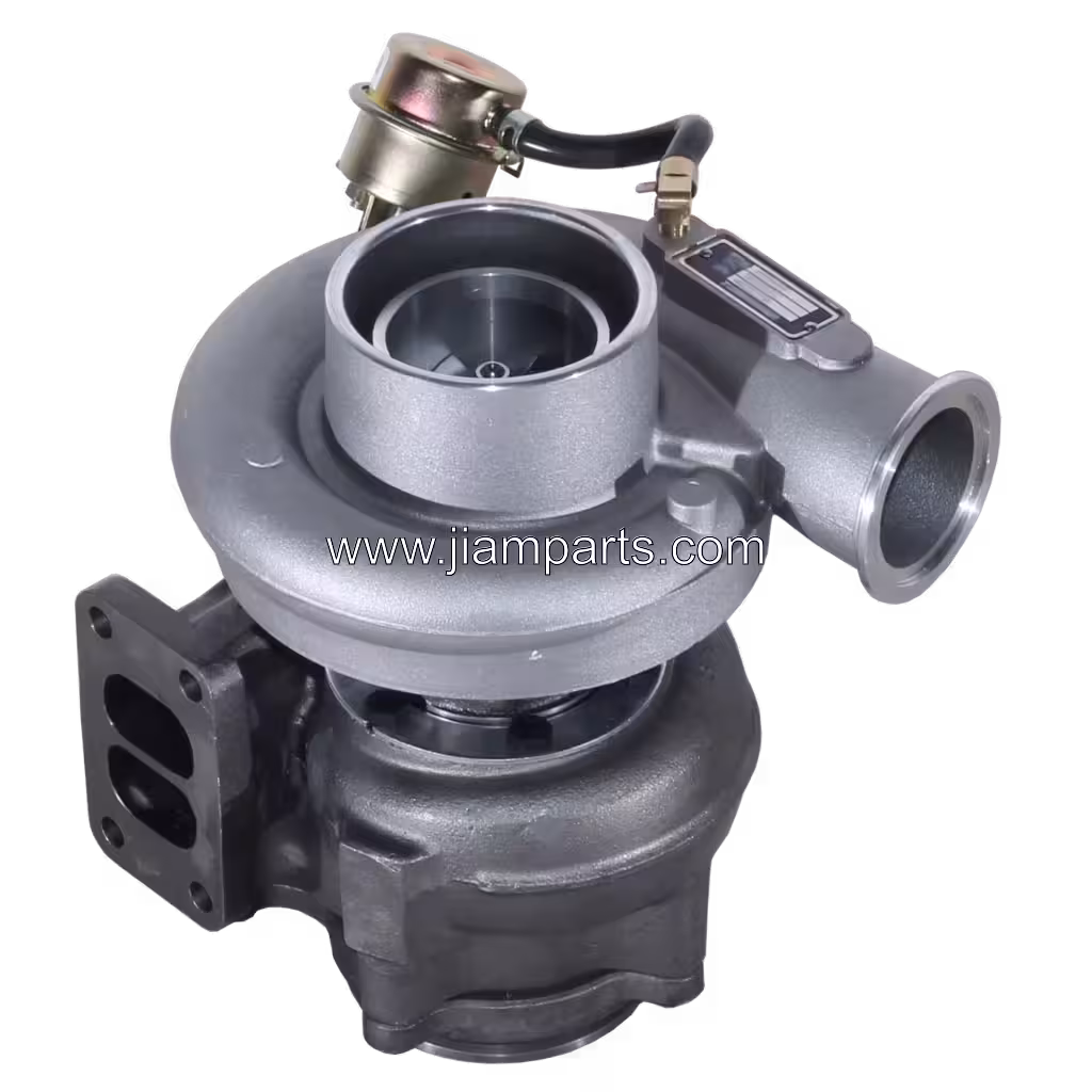 2881753 HX40W aftermarket turbocharger — top three-quarter view