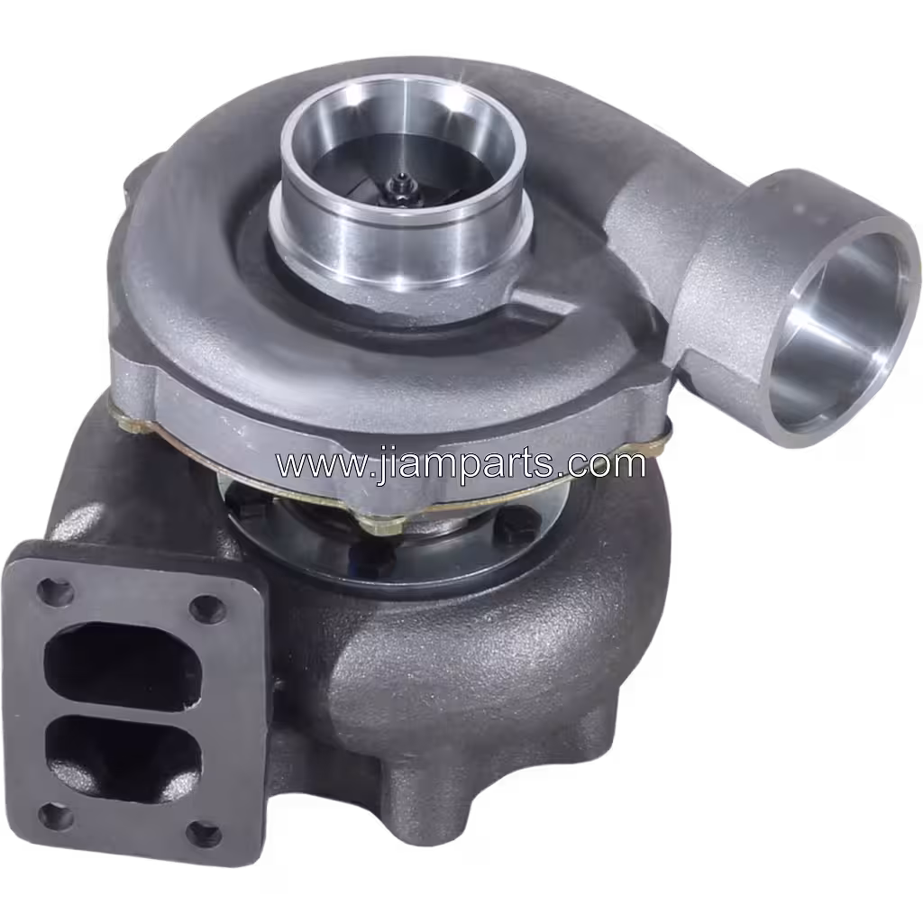 466721-0018 TO4E55 aftermarket turbocharger — top three-quarter view