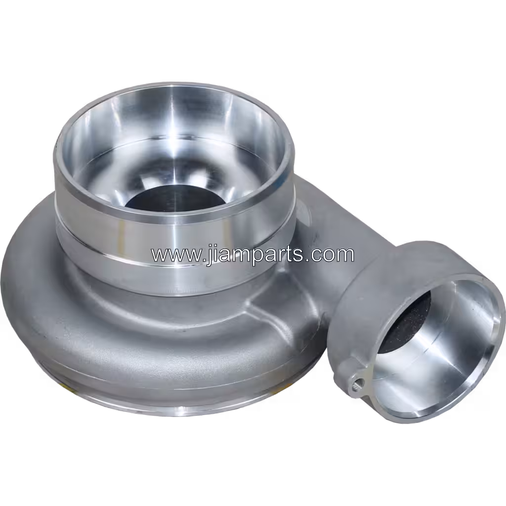7N9564 4LF555 aftermarket compressor housing — top three-quarter view