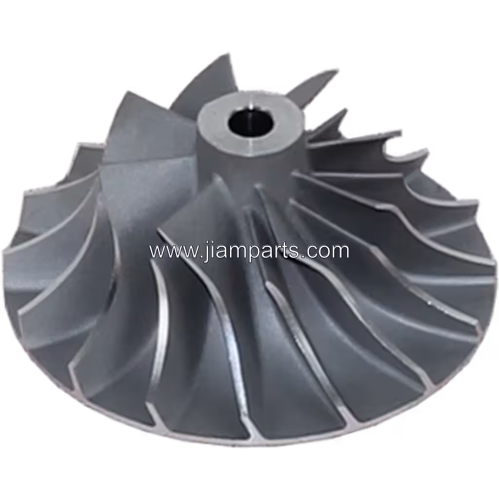 465088-0001 CW TO4B65 aftermarket compressor wheel — top three-quarter view