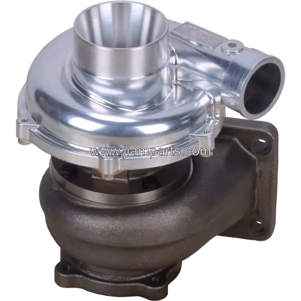 114400-3320 RHE61 aftermarket turbocharger — top three-quarter view