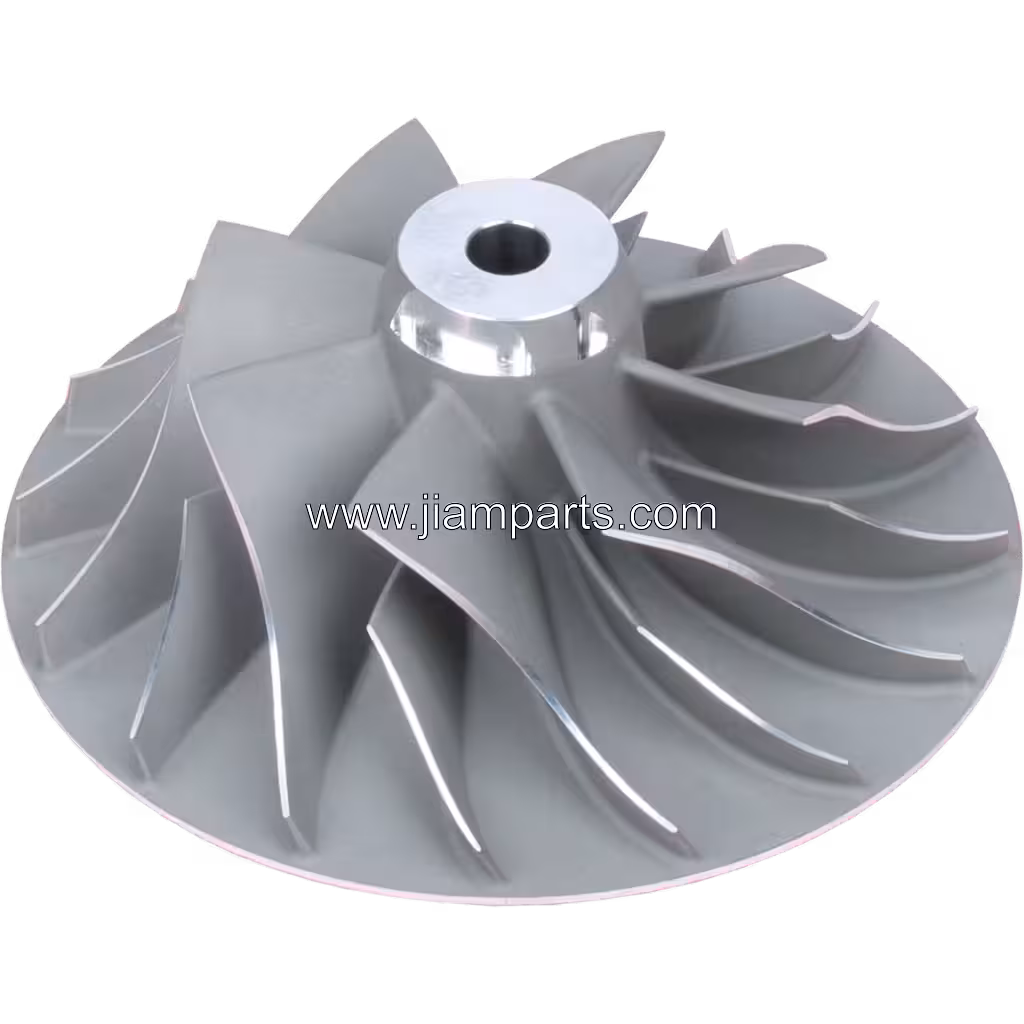 3533703 HX80 aftermarket compressor wheel — top three-quarter view